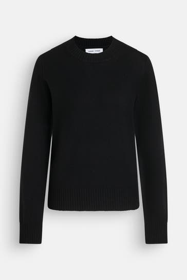 SAMSØE & SAMSØE Strickpullover 'Charlotte' schwarz