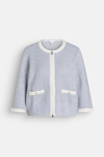 SPORTALM Strickjacke hellblau