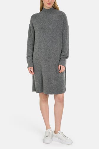 MARC O'POLO DENIM Strickkleid grau