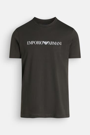 EMPORIO ARMANI T-Shirt tannengrün