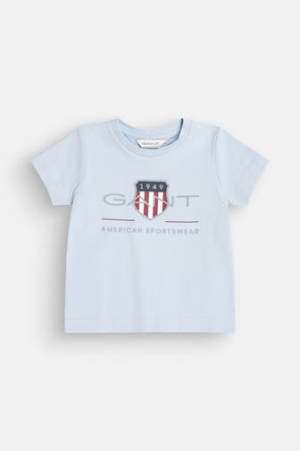 GANT T-Shirt taubenblau