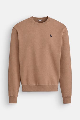 U.S. POLO ASSN. Sweatshirt hellbraun