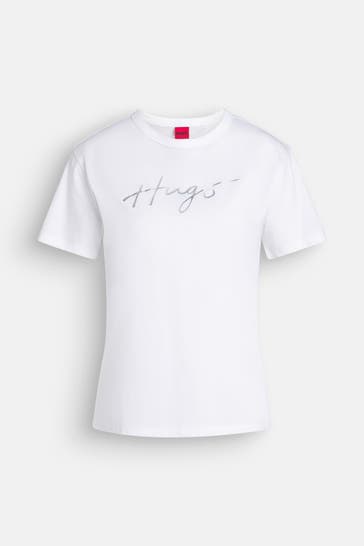 HUGO T-Shirt weiß