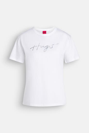 HUGO - T-Shirt weiß
