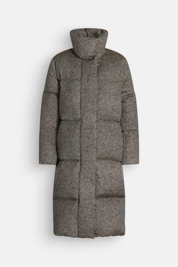 BELSTAFF - Daunenmantel 'Grasmoor' taupe meliert
