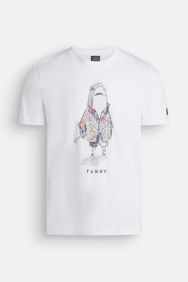 PAUL & SHARK - T-Shirt weiß