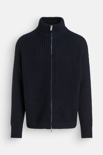 EMPORIO ARMANI Wollmixjacke dunkelblau