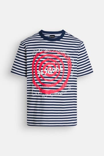 DESIGUAL T-Shirt gestreift