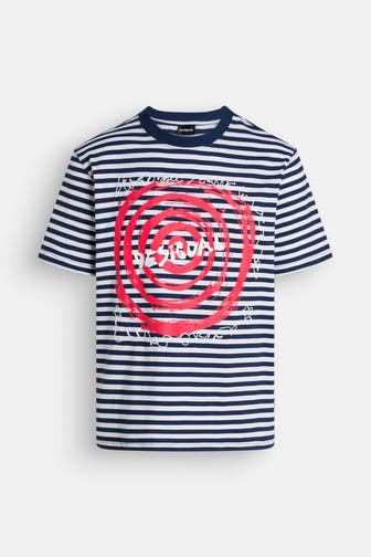 DESIGUAL T-Shirt gestreift