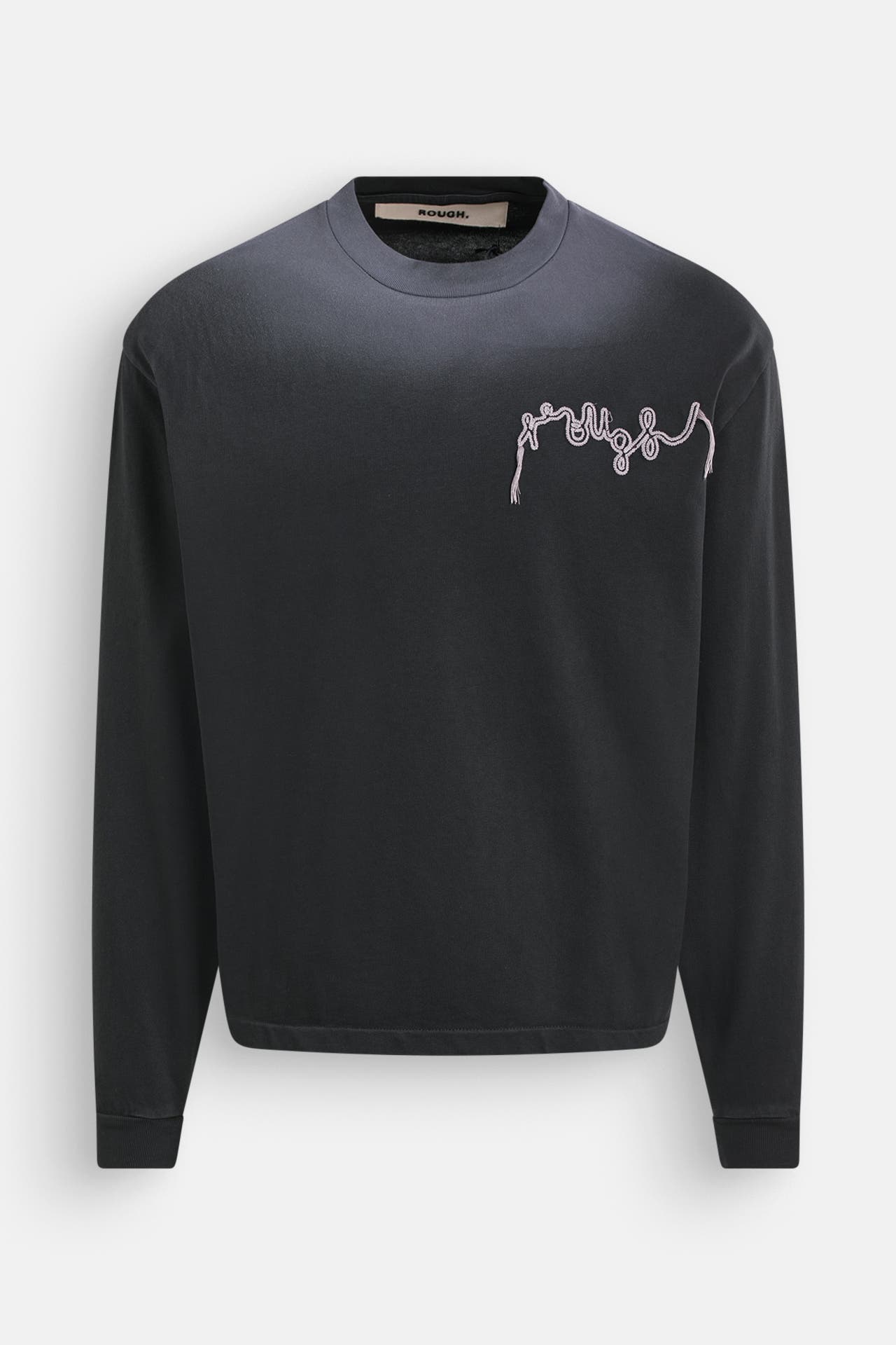 ROUGH. Longsleeve 'Rough' blauschwarz, Bild 1