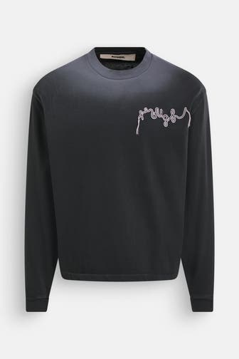 ROUGH. Longsleeve 'Rough' blauschwarz