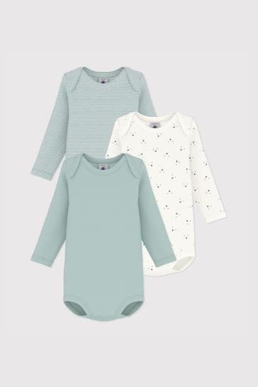 PETIT BATEAU 3er-Pack Bodies mehrfarbig