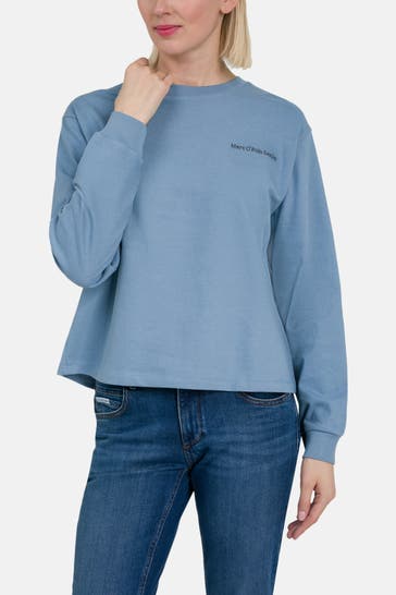 MARC O'POLO DENIM Longsleeve blau
