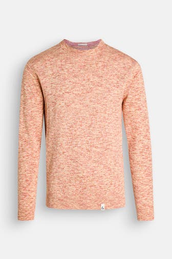 COLOURS & SONS Strickpullover orange meliert