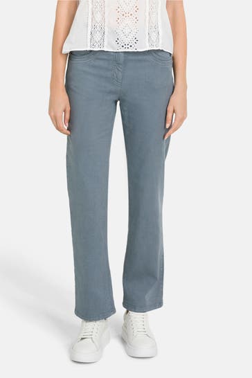 LUISA CERANO Jeans graublau straight