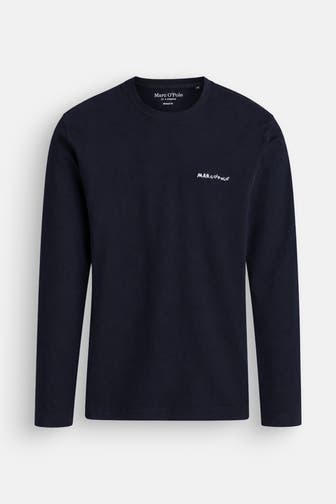 MARC O'POLO Longsleeve schwarzblau