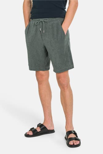 MARC O'POLO Sweatshorts smaragdgrün