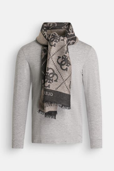 GUESS Schal 'Salzbug' grau