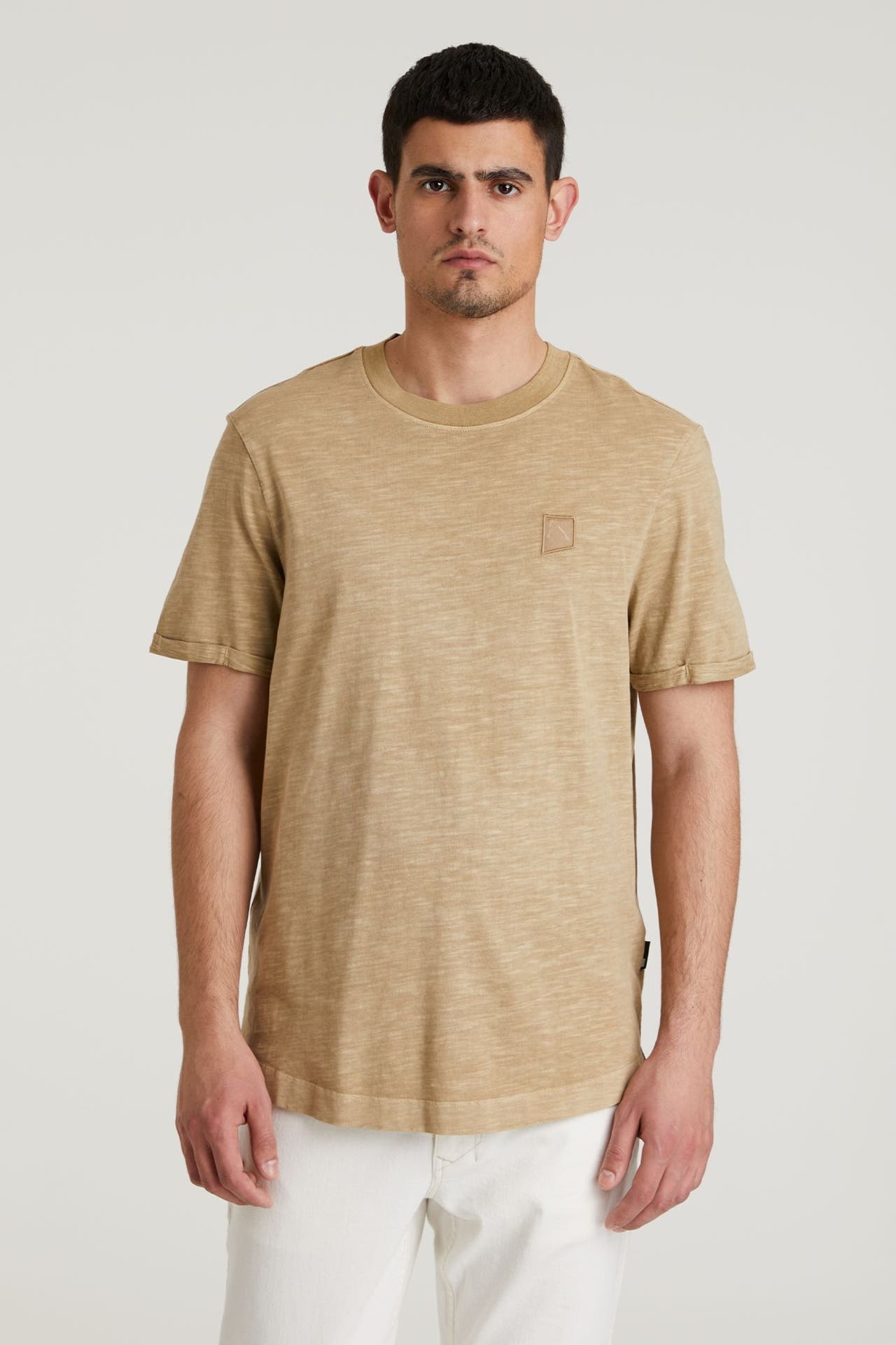 CHASIN' T-Shirt 'Brody Slub' graubraun, Bild 1