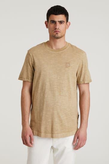 CHASIN' T-Shirt 'Brody Slub' graubraun