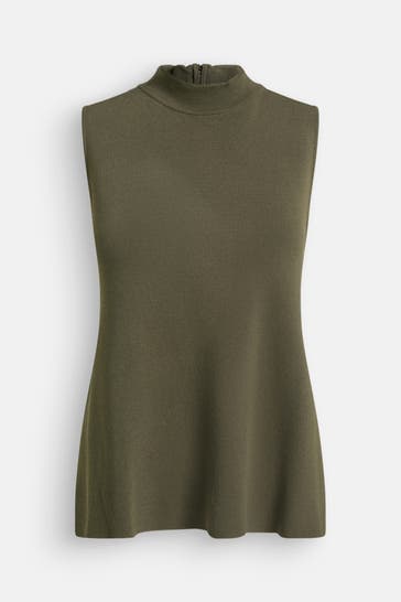 RIANI Strickshirt oliv