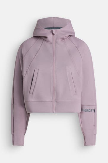 SUPERDRY Sweatjacke mauve