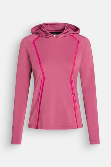 J.LINDEBERG SPORTSWEAR Midlayer 'Lina' dunkelrosa