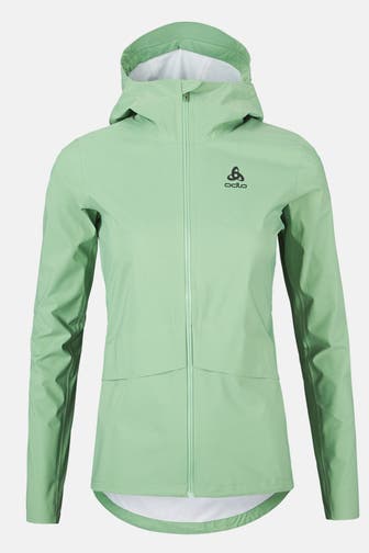 ODLO Regenjacke 'Ride 365' pastellgrün