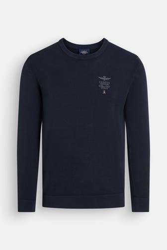 AERONAUTICA MILITARE Strickpullover nachtblau