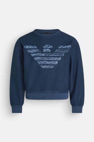 EMPORIO ARMANI Sweatshirt 'Felpa' marine