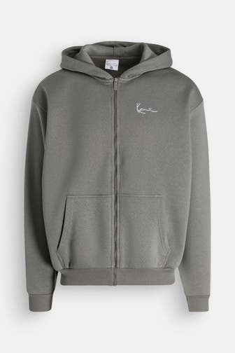 KARL KANI Sweatjacke graugrün