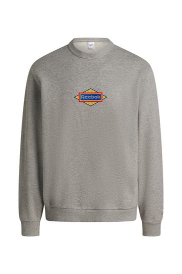 REEBOK Sweatshirt grau