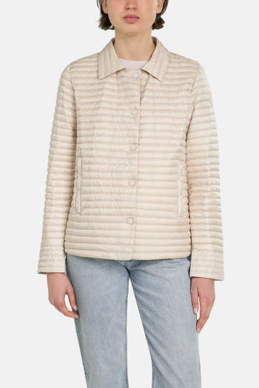 COLMAR Daunen-Overshirt beige
