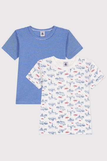 PETIT BATEAU 2er-Pack T-Shirts mehrfarbig