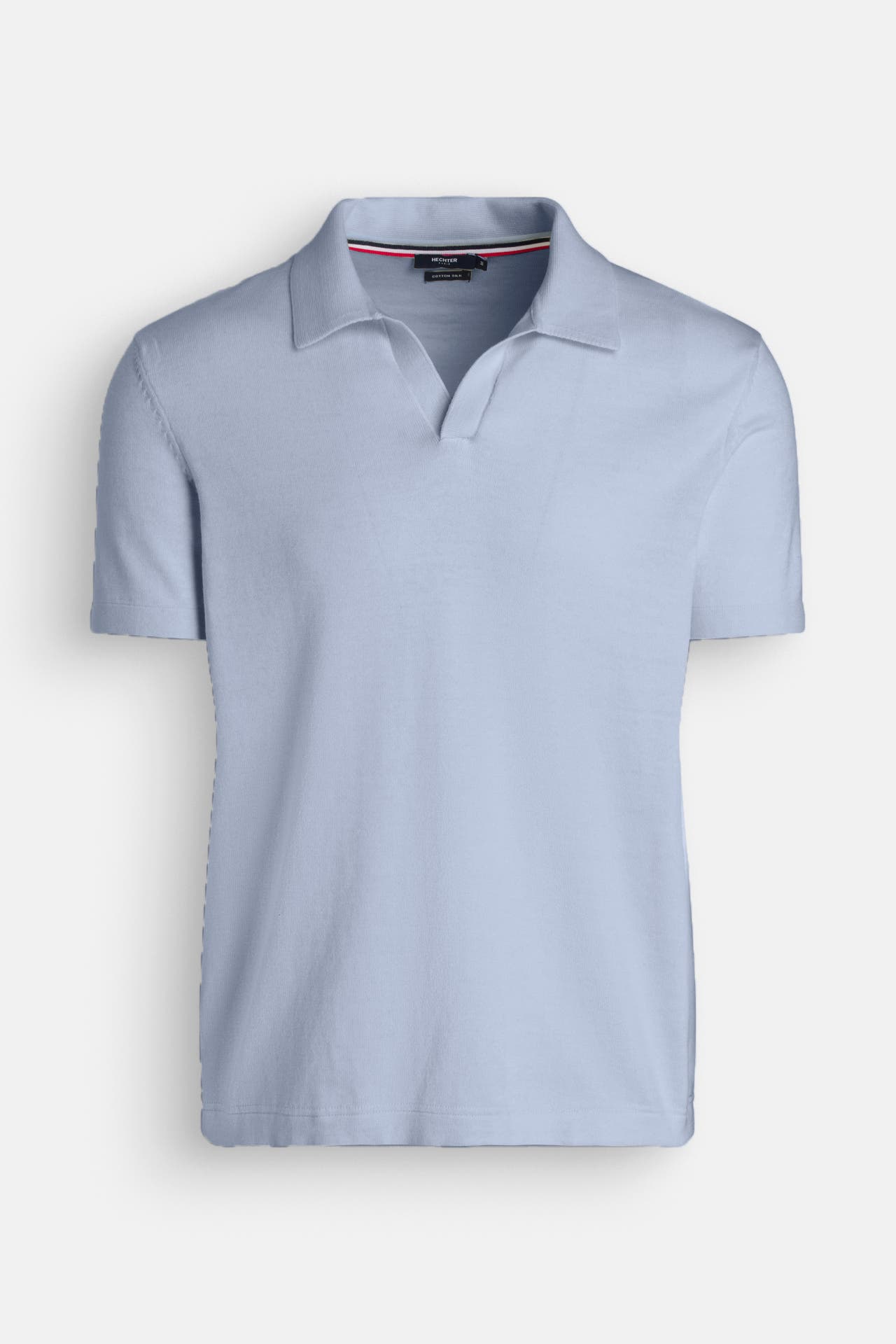 HECHTER Paris Strick-Polo himmelblau, Bild 1