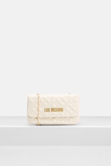 LOVE MOSCHINO Umhängetasche beige