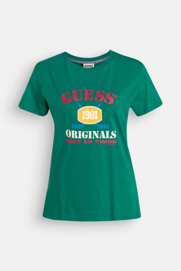 GUESS T-Shirt grün