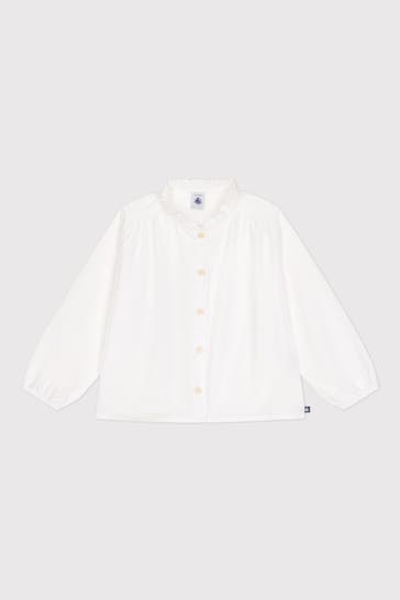 PETIT BATEAU Bluse weiß