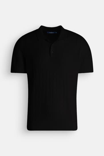 HECHTER Paris Strick-Polo schwarz