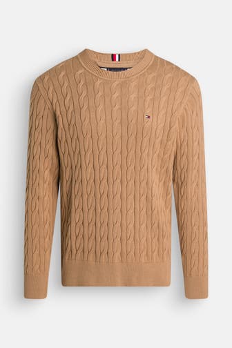 TOMMY HILFIGER Strickpullover camel