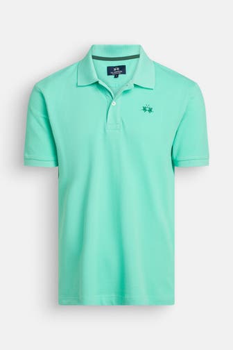 LA MARTINA Polo-Shirt türkis
