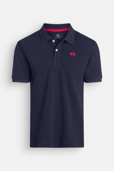 LA MARTINA Polo-Shirt nachtblau
