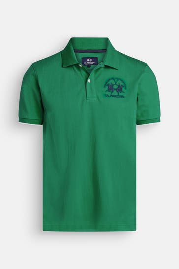 LA MARTINA Polo-Shirt grün