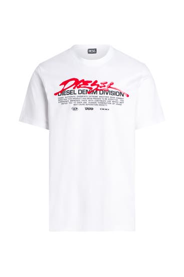 DIESEL - T-Shirt weiß