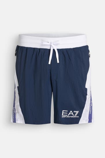 EA7 Shorts navy gemustert
