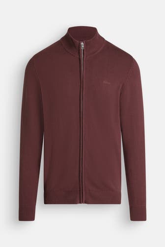 S.OLIVER Strickjacke bordeaux