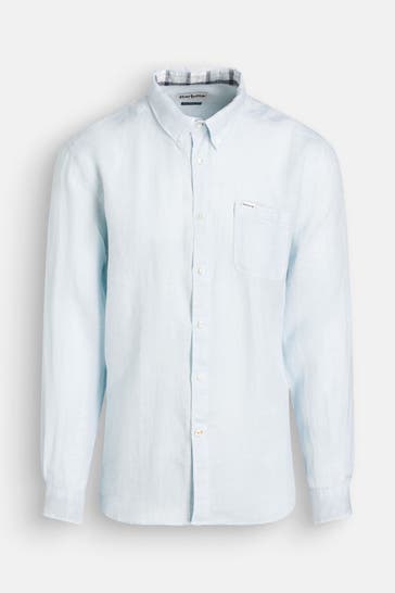 BARBOUR Leinenhemd 'Ocean' Tailored Fit