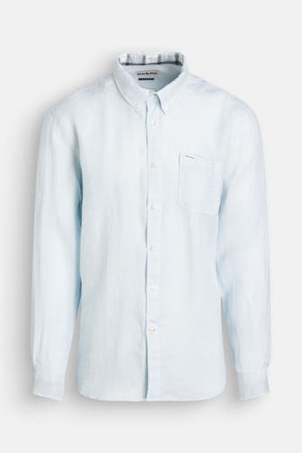 BARBOUR Leinenhemd 'Ocean' Tailored Fit