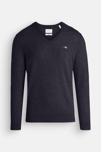 GANT Wollmixpullover nachtblau