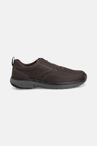 CLARKS Ledersneaker braun